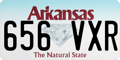 AR license plate 656VXR