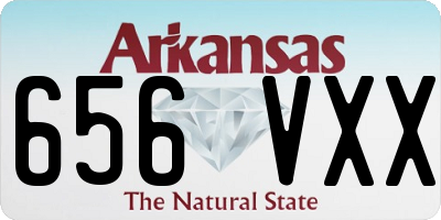 AR license plate 656VXX