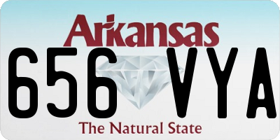 AR license plate 656VYA