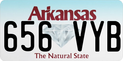 AR license plate 656VYB