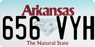 AR license plate 656VYH