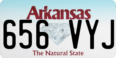 AR license plate 656VYJ