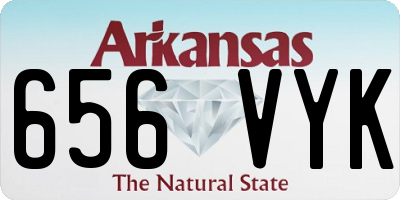 AR license plate 656VYK