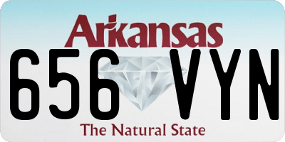 AR license plate 656VYN