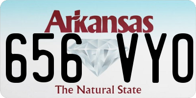 AR license plate 656VYO
