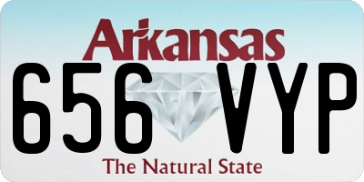 AR license plate 656VYP