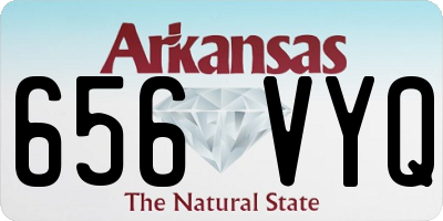 AR license plate 656VYQ