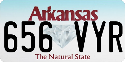 AR license plate 656VYR