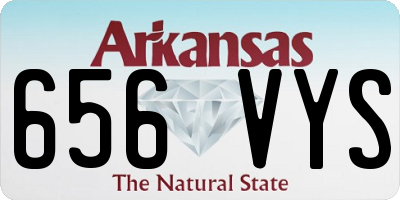 AR license plate 656VYS