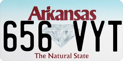 AR license plate 656VYT