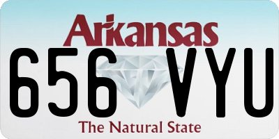 AR license plate 656VYU