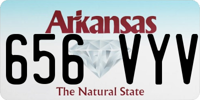 AR license plate 656VYV
