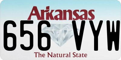 AR license plate 656VYW