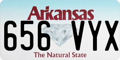 AR license plate 656VYX