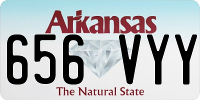AR license plate 656VYY
