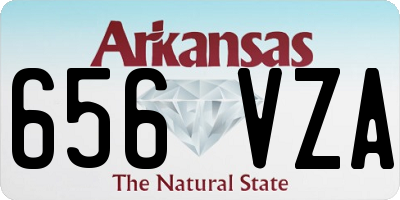 AR license plate 656VZA