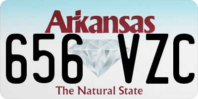 AR license plate 656VZC