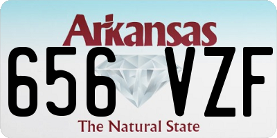 AR license plate 656VZF