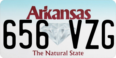 AR license plate 656VZG