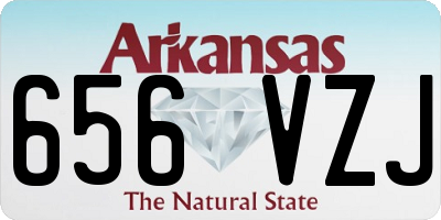 AR license plate 656VZJ