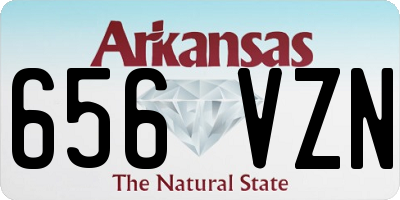 AR license plate 656VZN
