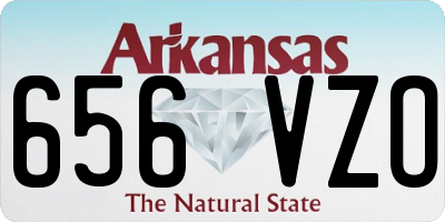 AR license plate 656VZO
