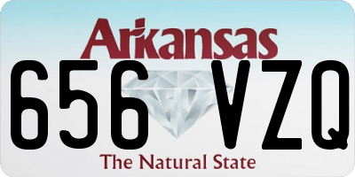 AR license plate 656VZQ