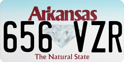 AR license plate 656VZR