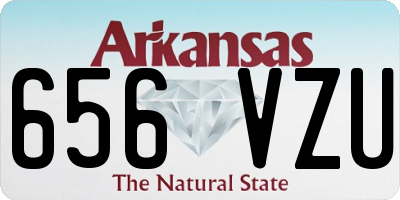 AR license plate 656VZU