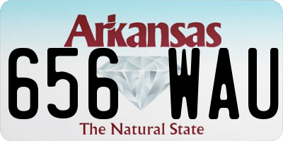 AR license plate 656WAU