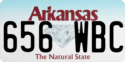 AR license plate 656WBC