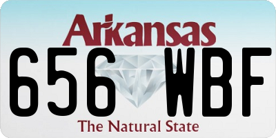 AR license plate 656WBF