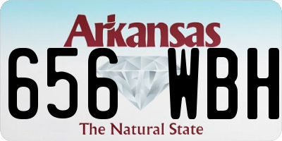 AR license plate 656WBH