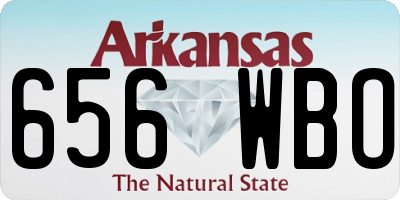 AR license plate 656WBO