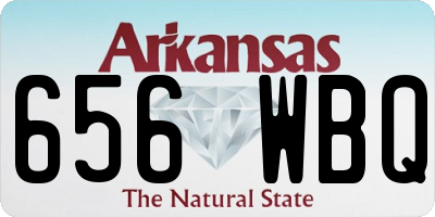 AR license plate 656WBQ