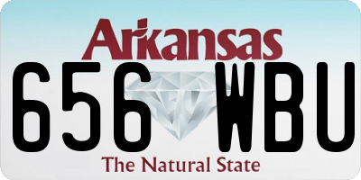 AR license plate 656WBU