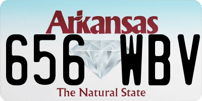 AR license plate 656WBV