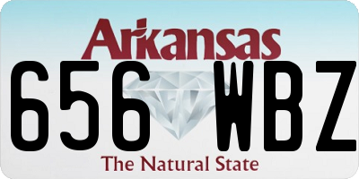 AR license plate 656WBZ