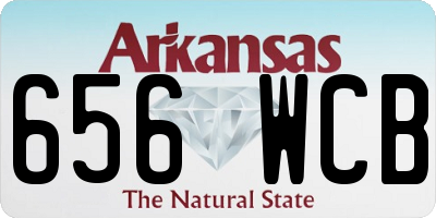 AR license plate 656WCB