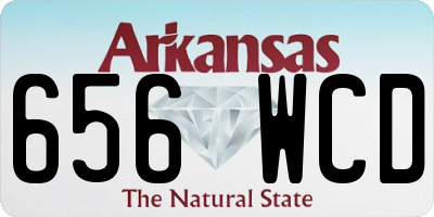 AR license plate 656WCD