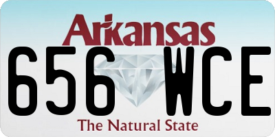 AR license plate 656WCE