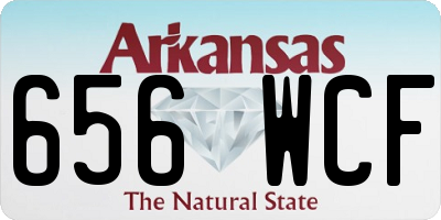 AR license plate 656WCF