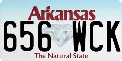 AR license plate 656WCK