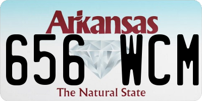 AR license plate 656WCM