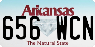 AR license plate 656WCN
