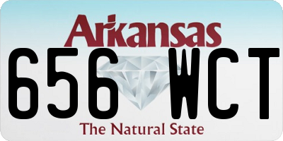 AR license plate 656WCT