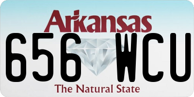 AR license plate 656WCU