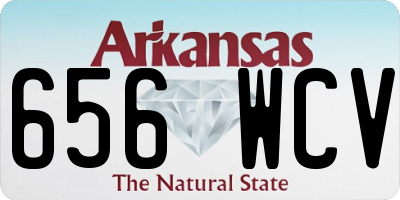 AR license plate 656WCV