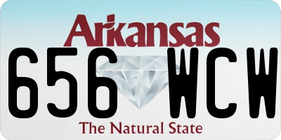 AR license plate 656WCW