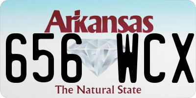 AR license plate 656WCX